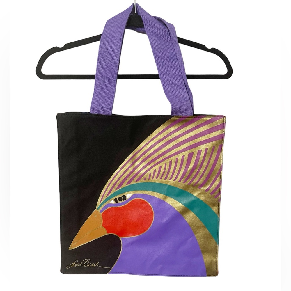 NWT‎ Laurel Burch Vintage Peacock Tote Bag